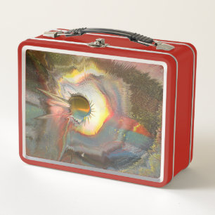 Originale Spin-Art Metall Brotdose