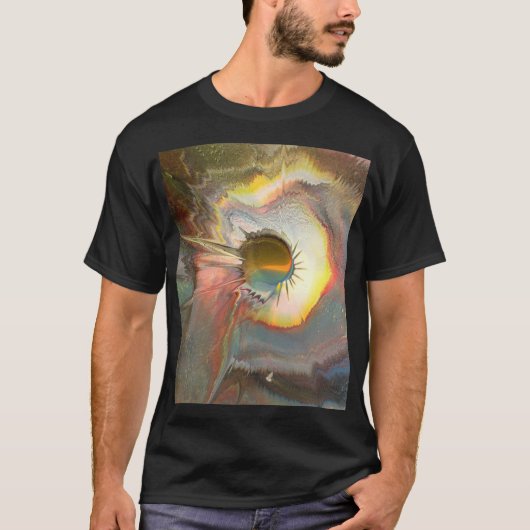 Originale Spin-Art T-Shirt (Vorderseite)