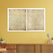 ORIGINALE Unabhängigkeitserklärung Leinwanddruck (Insitu (Wohnzimmer))