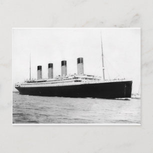 Originale Vintage-Foto der Titanic Postkarte
