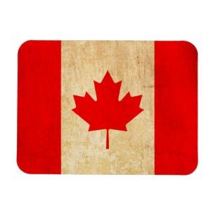 Originale vintage patriotische Nationalflagge Kana Magnet