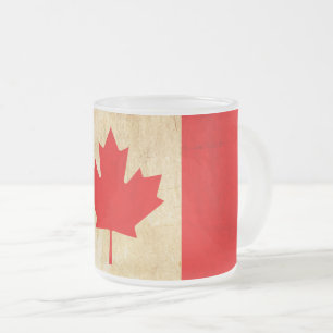 Originale vintage patriotische Nationalflagge Kana Mattglastasse