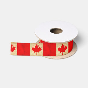 Originale vintage patriotische Nationalflagge Kana Satinband