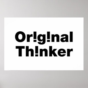 Originaler Denker Poster