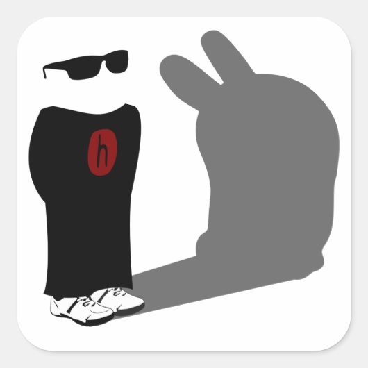 Originaler Harvey OS Quadratischer Aufkleber (Vorderseite)