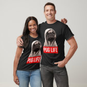Originaler Pug-Lebens Pug T-Shirt (Unisex)