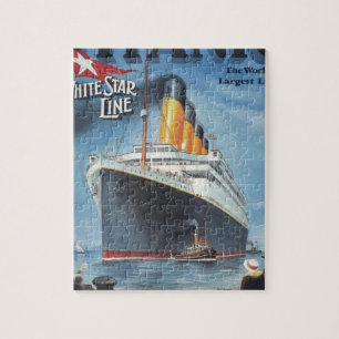Originaler Titanic Vintage Poster 1912 Puzzle
