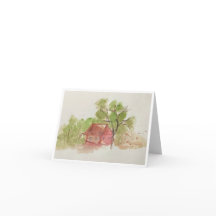 Originales Aquarell-Skizze