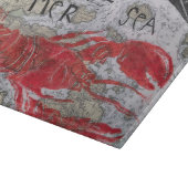 originales Design-Hummer-Thema Glas-Schneidebrett Schneidebrett (Ecke)