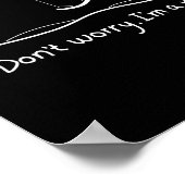 Originales Kite-Surfing-Geschenk Poster (Ecke)