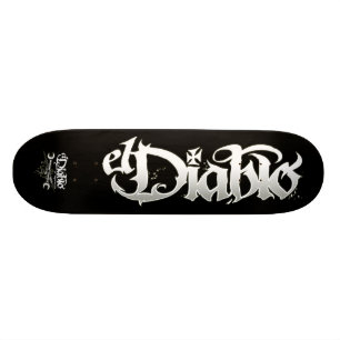 Originales Logo; Der Teufel Magazine Skateboard