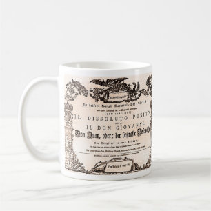 Originales Theaterplakat, Wiener Premiere von Don Kaffeetasse