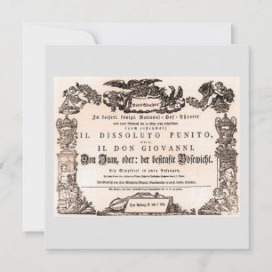 Originales Theaterplakat, Wiener Premiere von Don  Karte