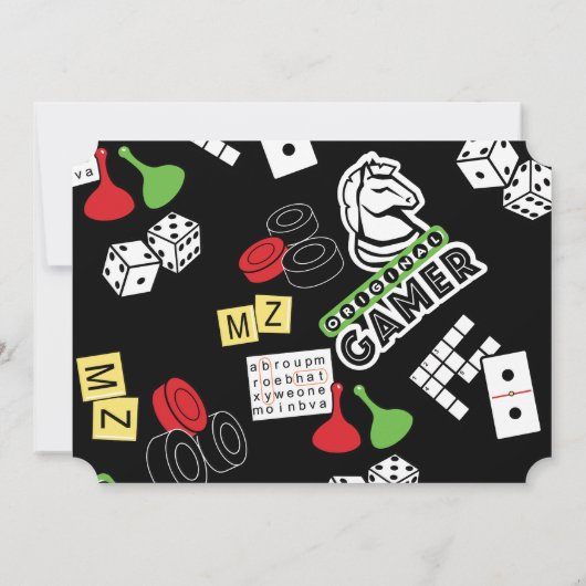 OriginalGamer Einladung (Rückseite)