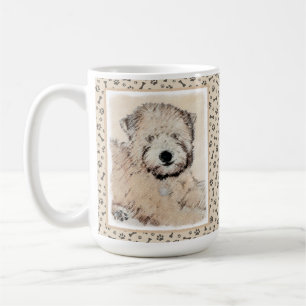Originalgemälde Soft Coated Wheaten Terrier Kaffeetasse