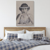 Originalgemälde von Silent Film Star Leinwanddruck (Insitu (Schlafzimmer))