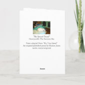 Originalkarte für Rattengedicht und Beileid Karte (Rückseite)