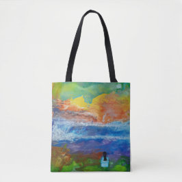 Originalkunst "Big Wave Morn" Tasche