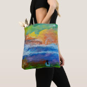 Originalkunst "Big Wave Morn" Tasche (Von Nahem)