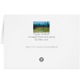 Originalmalerei mystischer Waldlandschaft (Rückseite Horizontal)