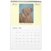 Originalportraitgemälde von Hunden 2024 Kalender (Feb 2026)