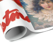 ORIGINALRETRO CHRISTMAS COLLAGE WRAPAPIER GESCHENKPAPIER (Rolleneckpunkt)