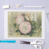 Originalsaatkatalog (nicht KI) für rosafarbene Blu Seidenpapier (Handwerk)