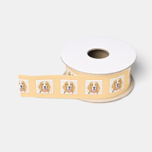 Originaltierkunst - Gemälde eines Beagle-Hundes Ripsband