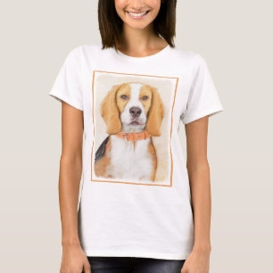 Originaltierkunst: Gemälde eines Beagle-Hundes T-Shirt