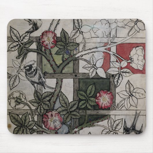 Originalvorlage für "Gitter" Tapetenentwurf, 1 Mousepad (Vorne)