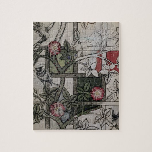 Originalvorlage für "Gitter" Tapetenentwurf, 1 Puzzle (Vertikal)