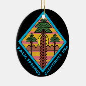 Originalvorlage PALM SPRINGS Kaliforniens USA Keramik Ornament (Rechts)