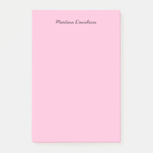 Originell Einzigartig Rosa Kreative Handschrift Post-it Klebezettel