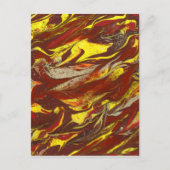 Originelle abstrakte Kunst Postkarte (Vorderseite)