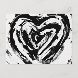 Originelle abstrakte Kunst Postkarte