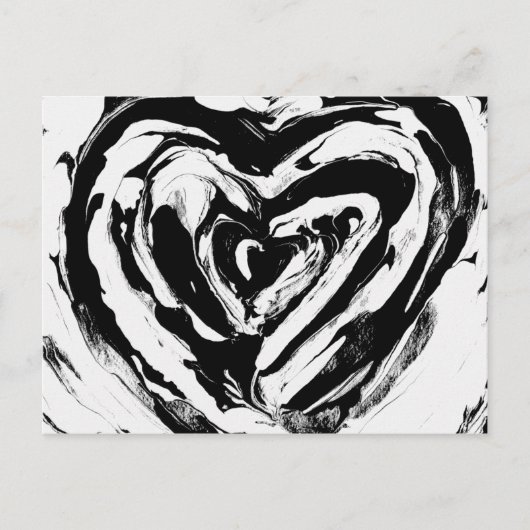 Originelle abstrakte Kunst Postkarte (Vorderseite)