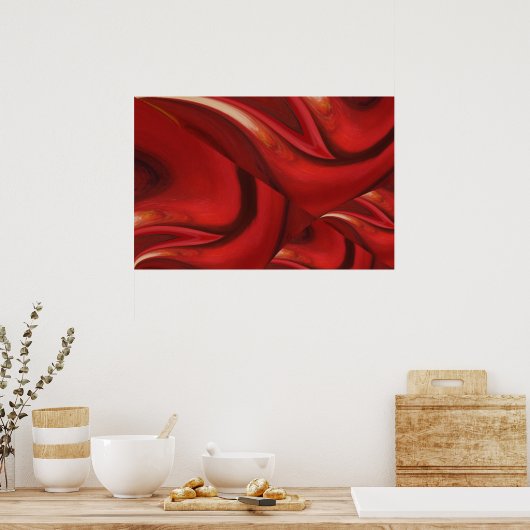 Originelle Abstrakte Leinwand Art Posters Prints Poster (Küche)