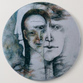 Originelle digitale Kunst Surrealismus Button (Vorderseite)