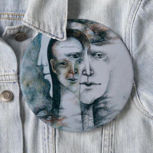 Originelle digitale Kunst Surrealismus Button (Beispiel)