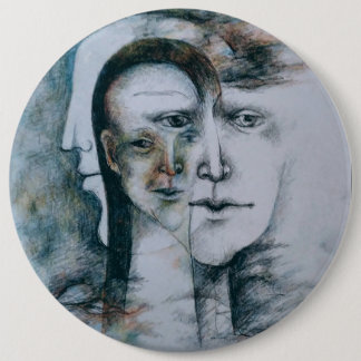 Originelle digitale Kunst Surrealismus Button