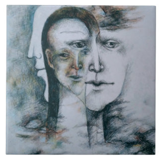 Originelle digitale Kunst Surrealismus Fliese