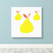 Originelle einfache Kunst Drei Zinnen Canvas Print Leinwanddruck (Insitu (Holzboden))