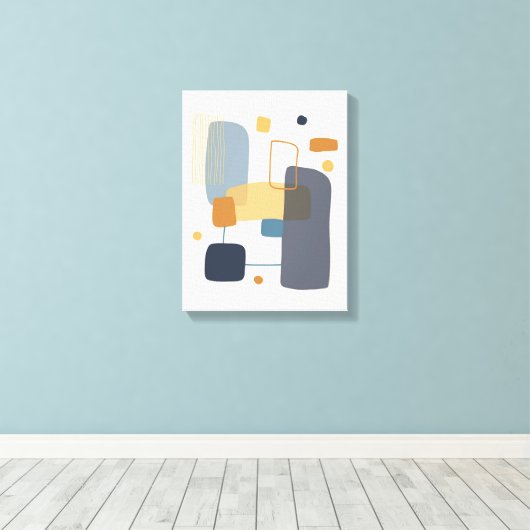 Originelle, einfache Kunstdrucke Leinwanddruck (Insitu (Holzboden))