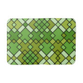 originelle, farbige geometrische Formen Badematte (Vorderseite)