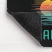 Originelle Golfküsten Palmen Tree Sunset Art Mousepad (Ecke)
