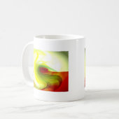 Originelle Kunst - Abstrakte Moderne Kunst Kaffeetasse (Vorderseite Links)