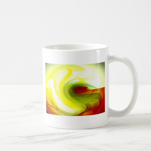 Originelle Kunst - Abstrakte Moderne Kunst Kaffeetasse (Rechts)