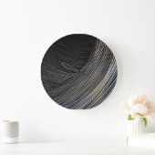 Originelle Kunst: "Das Leben behalte sich drehen" Große Wanduhr (Zuhause)