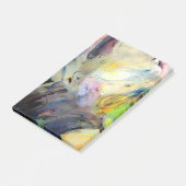 Originelle Kunst: "flüssige Süßigkeitsfarben" Post-it Klebezettel (angewinkelt)