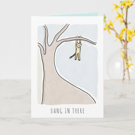 Originelle Kunst in ihr Ermutigung Karte (Gelbe Blume)